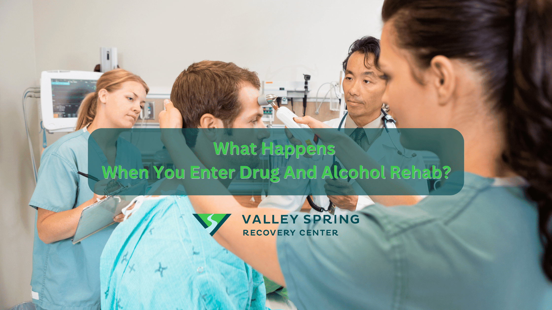 إجراء فحوصات طبية وتحاليل شاملة لمريض علاج إدمان